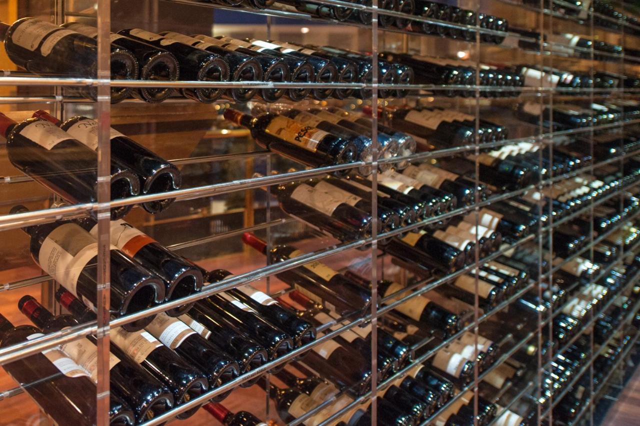 Grand Plaza Hotel & Wellness Андора ла Веля Екстериор снимка Wine bottles in a wine rack